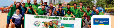 Secretaria Municipal de Esportes parabeniza clubes de São Francisco do Sul pela final do Catarinense de Beach Soccer 2025